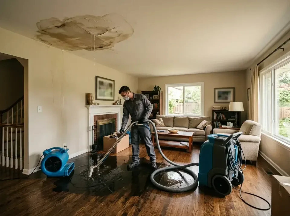 attic-pipe-burst-ceiling-drip-008 — frequently asked questions, Water Damage Restoration & Carpet Care in Lake Caroline, VA